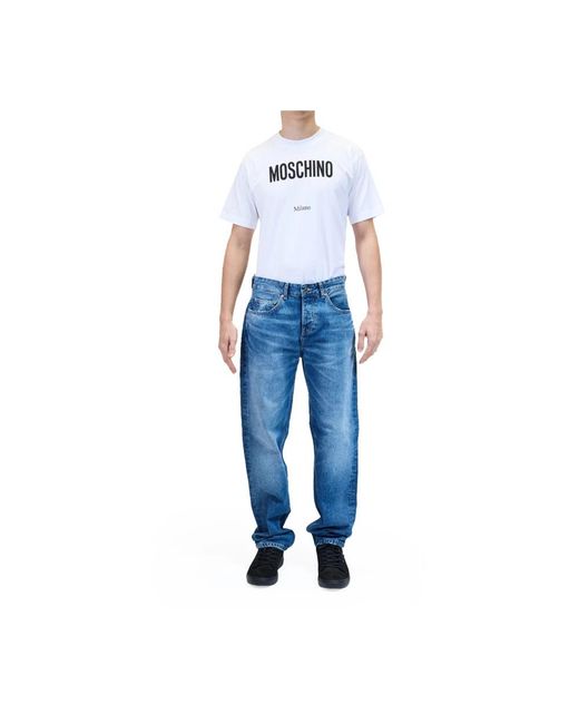 Karl Lagerfeld Blue Loose Fit Jeans for men