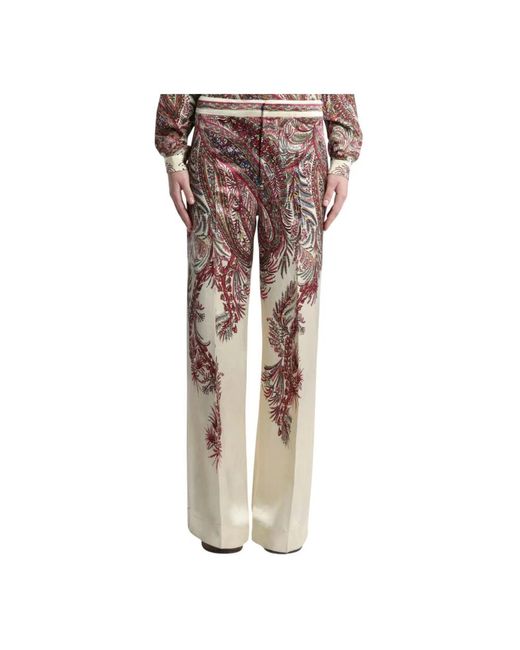 Etro Natural Straight Trousers