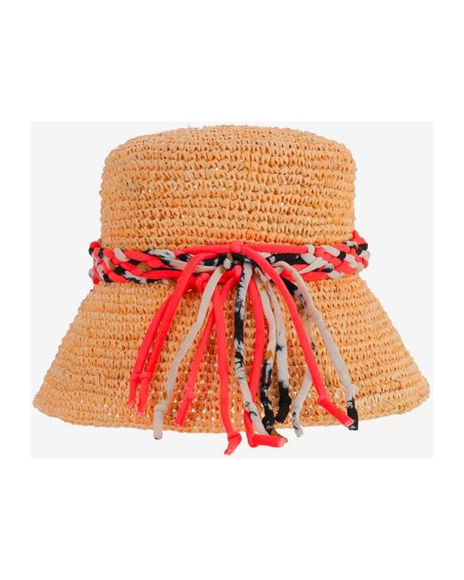 Maison Michel Orange Hats