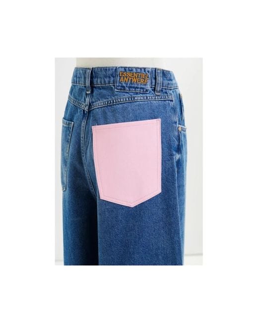 Wide Jeans Essentiel Antwerp de color Blue