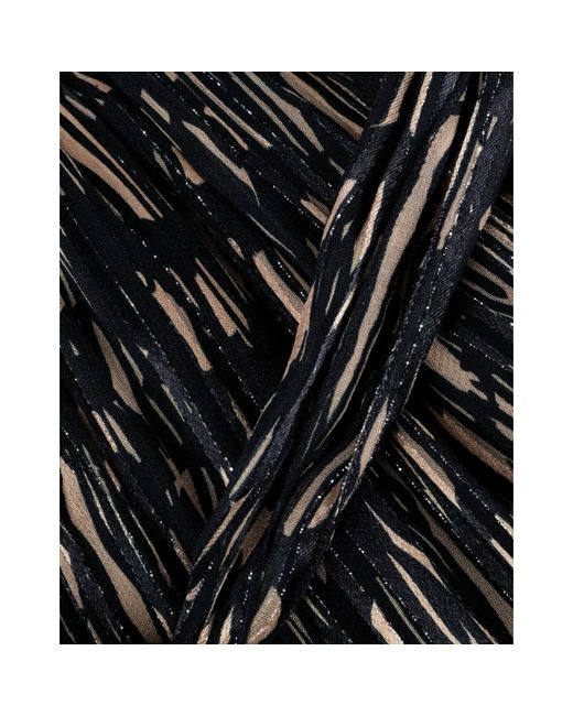 Notre-v Kleedjes ,Veelkleurig ,Polyester Groene Mini Jurk in het Black