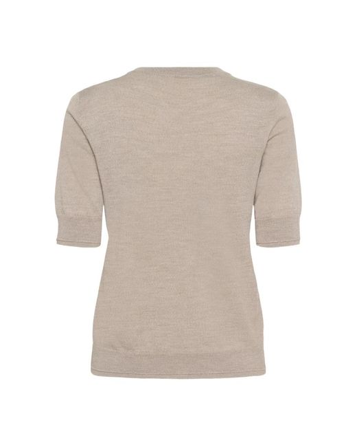 Part Two Natural Round-Neck Knitwear