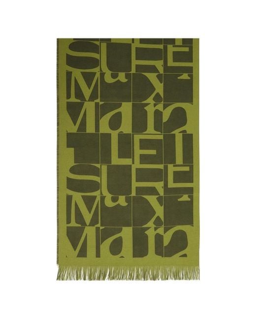 Max Mara Green Scarves