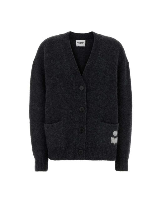 Isabel Marant Truien & Vesten ,Grijs ,Nylon Eborah Cardigan in het Black