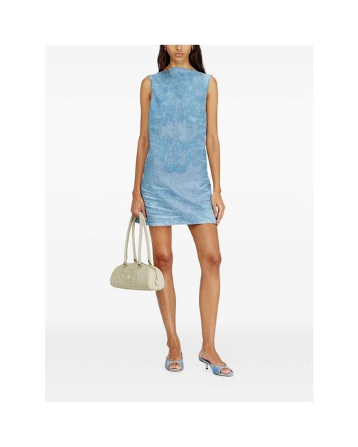 DIESEL Blue Short Dresses