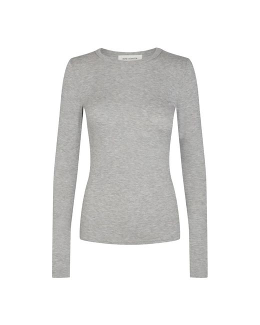 Long Sleeve Tops di Sofie Schnoor in Gray