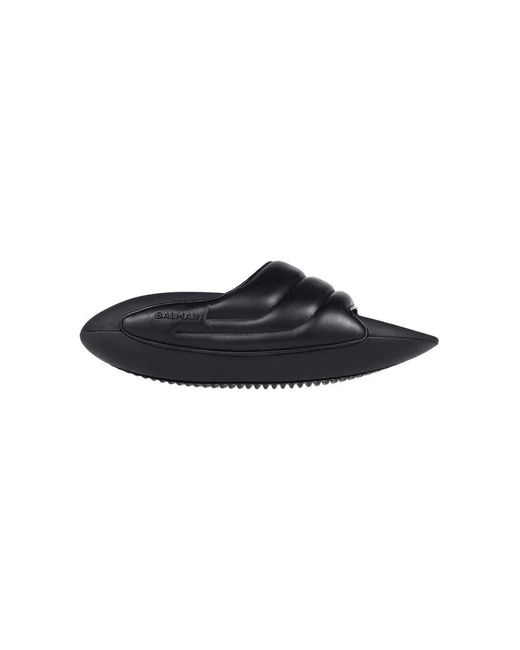 Balmain Blue Sliders for men