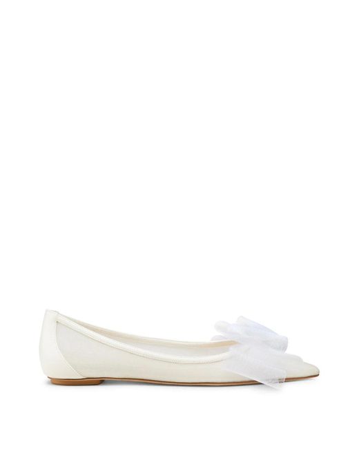 Stuart Weitzman Ballerinas in het White