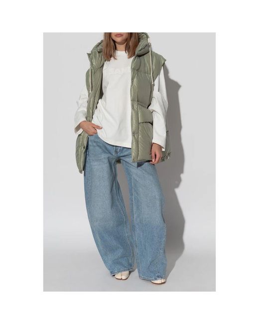 Jil Sander Green Daunenweste