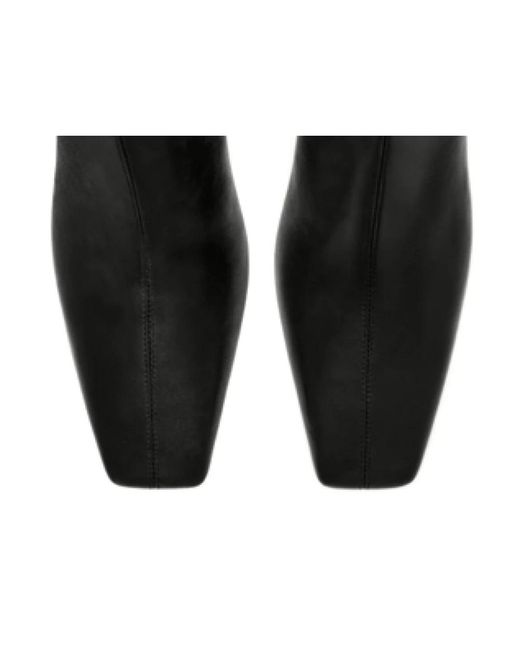 Courreges Black Heeled Boots