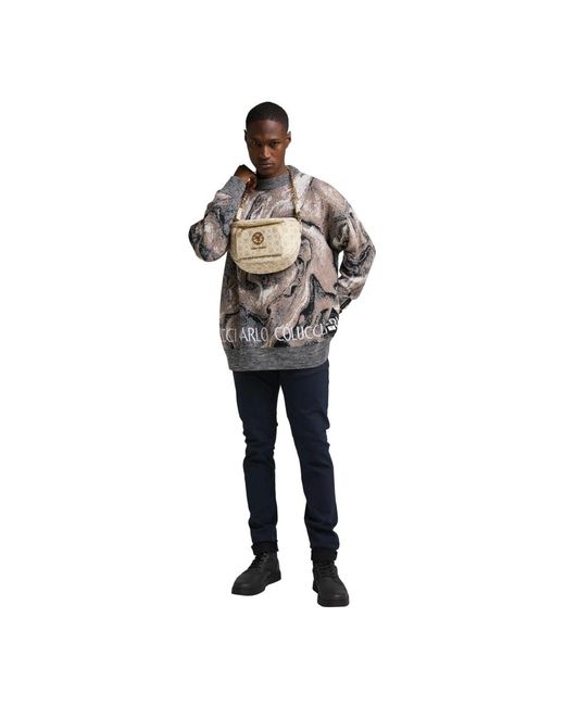carlo colucci Shoulder Bags in het Metallic