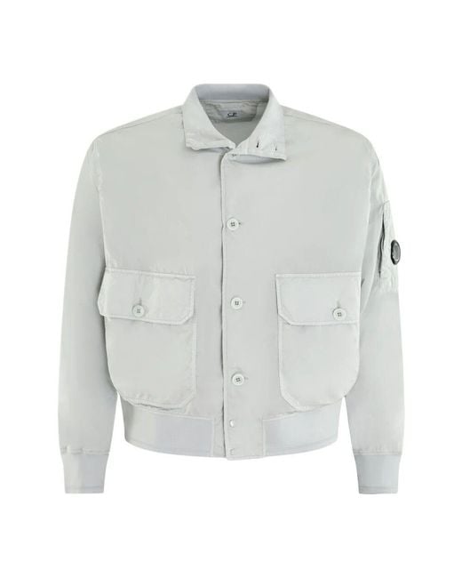 C P Company Gray Light Jackets for men
