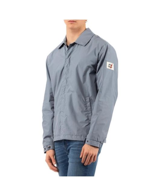 AFTER LABEL Blouson Jas in het Blue voor heren