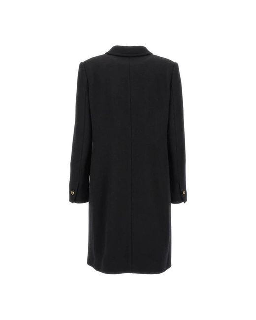 Moschino Black Single-Breasted Coats