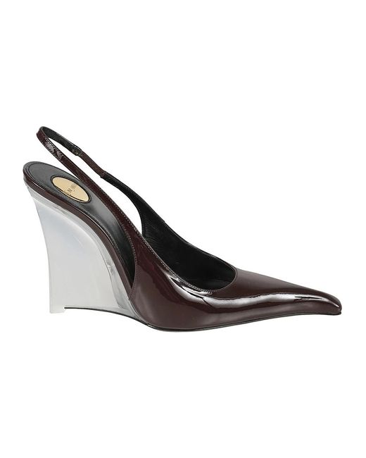 Wedges Saint Laurent de color Brown