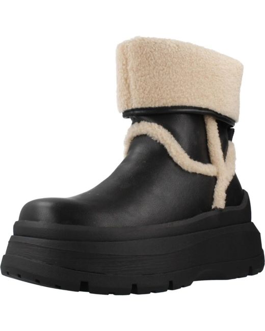 Buffalo Black Olympia Fold Boot Warm