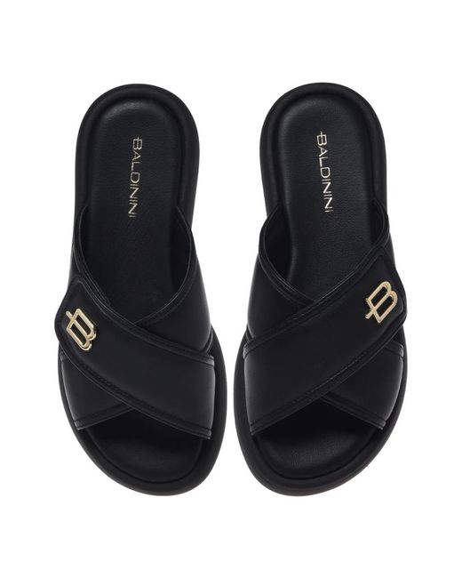 Baldinini Black Sliders