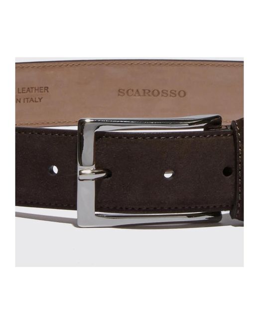 Scarosso Brown Belts for men