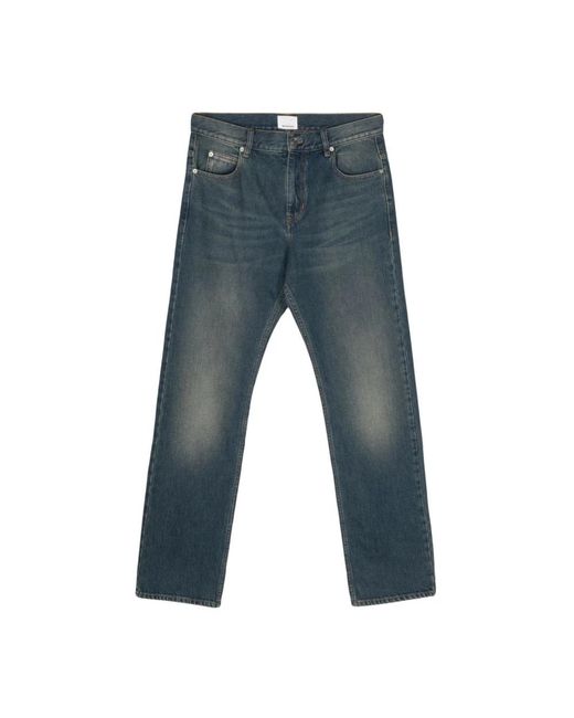 Isabel Marant Blue Straight Jeans for men