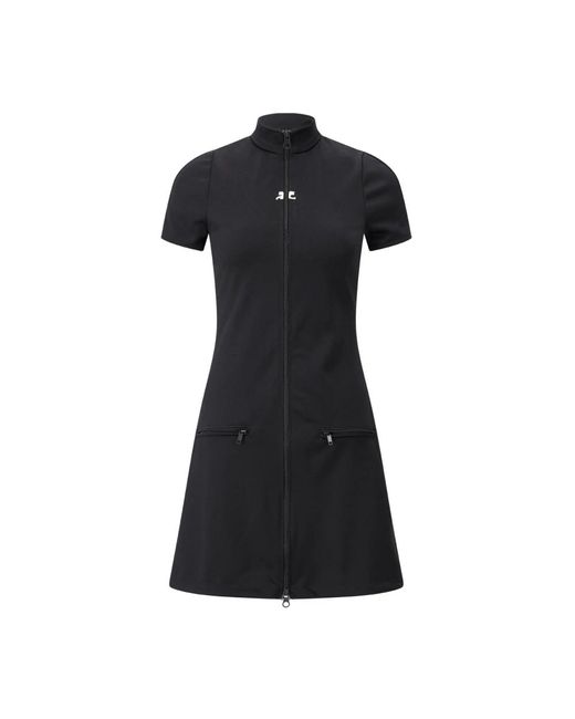 Courreges Black Short Dresses