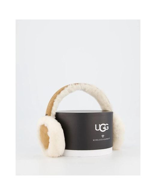 Ugg Sheepskin Wireless Earmuff in het Natural