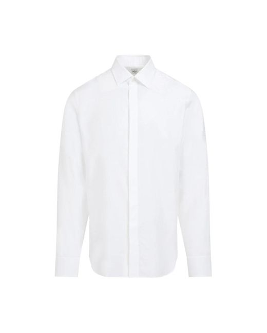Camicia in seta bianco ottico di Berluti in White da Uomo