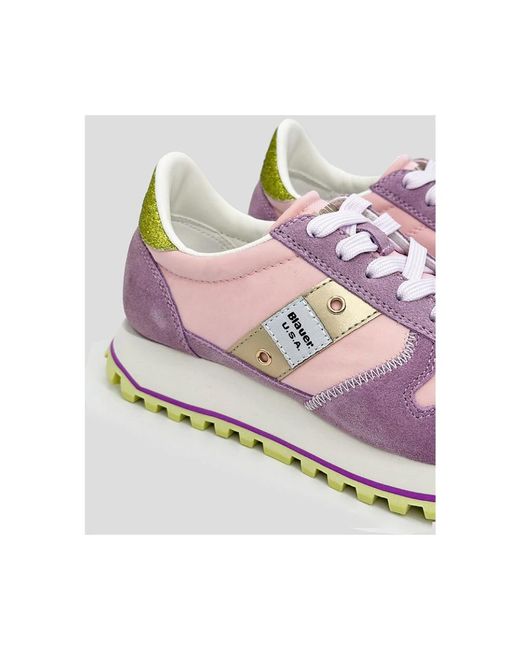 Blauer Purple Sneakers
