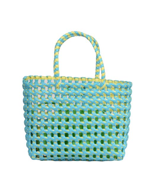 MSGM Green Tote Bags