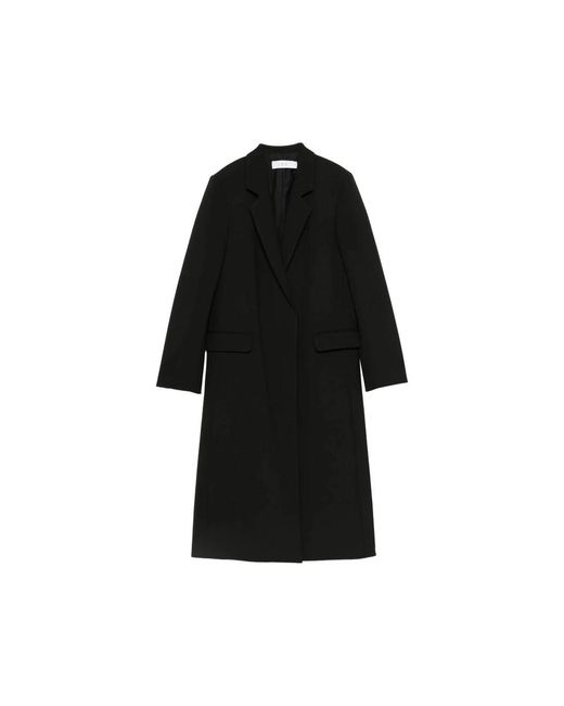 IRO Black Double-Breasted Coats