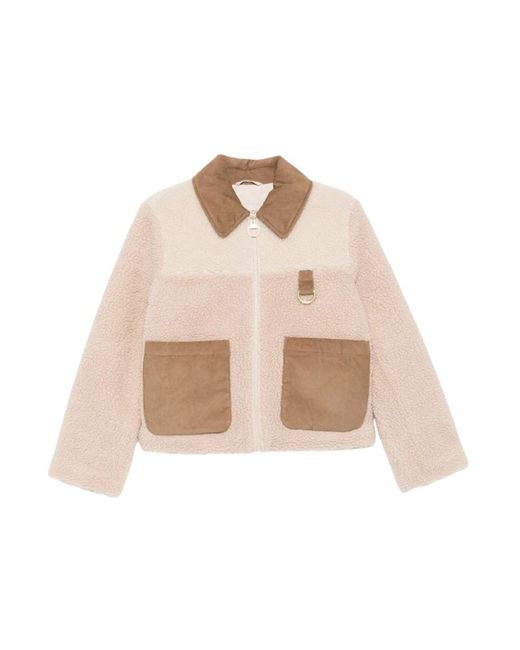 Barbour Natural Faux Fur & Shearling Jackets