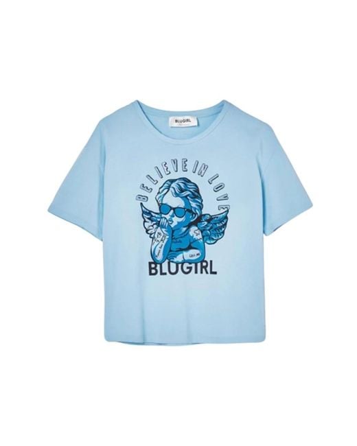 Blugirl Blumarine Blue T-Shirts