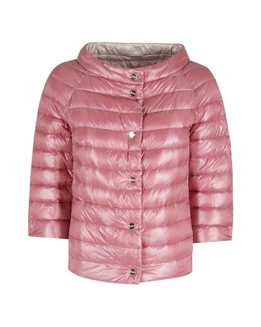 Herno Pink Winter Jackets