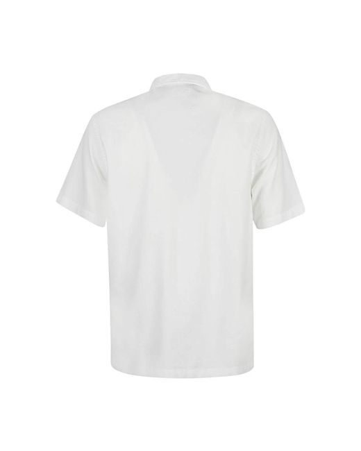 Universal Works White Short Sleeve Shirts for men
