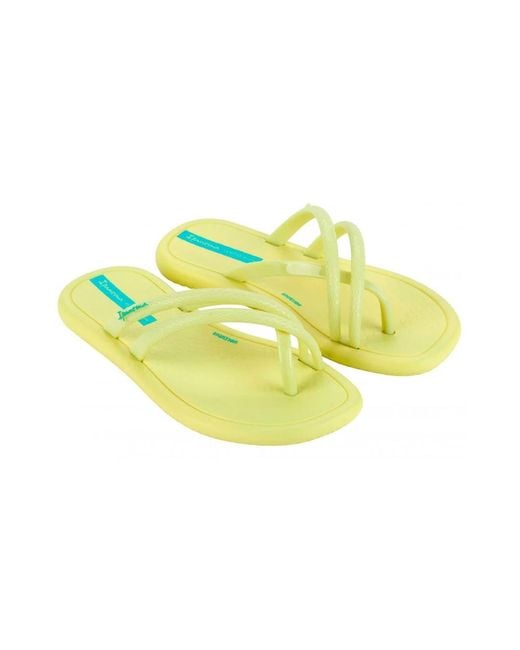Ipanema Yellow Stilvolle flache sandalen
