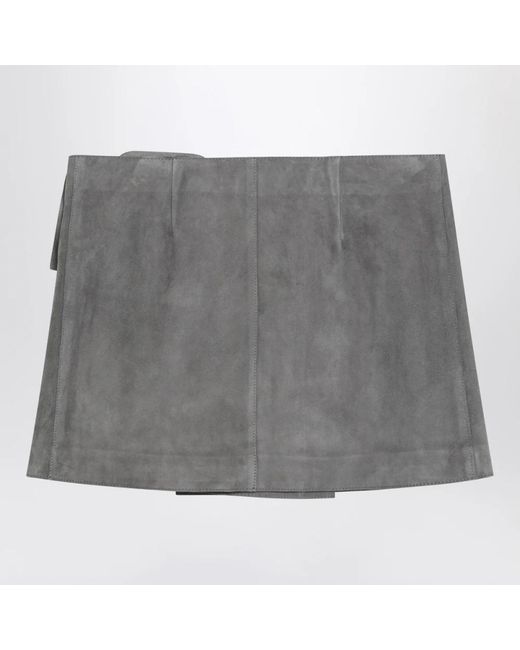 AMI Gray Short Skirts