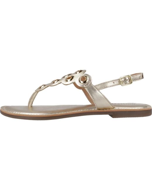 Flat Sandals di Gioseppo in Metallic