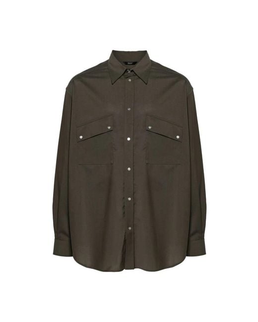 Fendi Green Casual Shirts for men