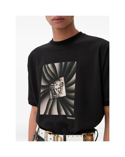 Versace T-Shirt in het Black voor heren