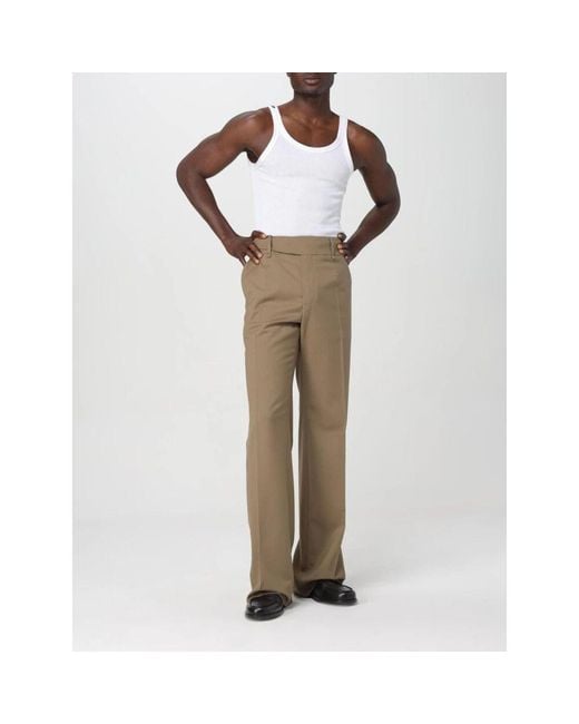 Wide Trousers Dolce & Gabbana de hombre de color Natural