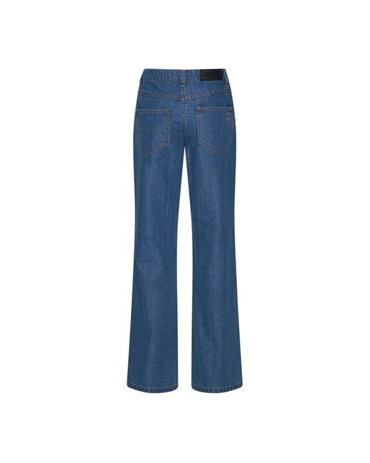 Silvian Heach Blue Bootcut Jeans