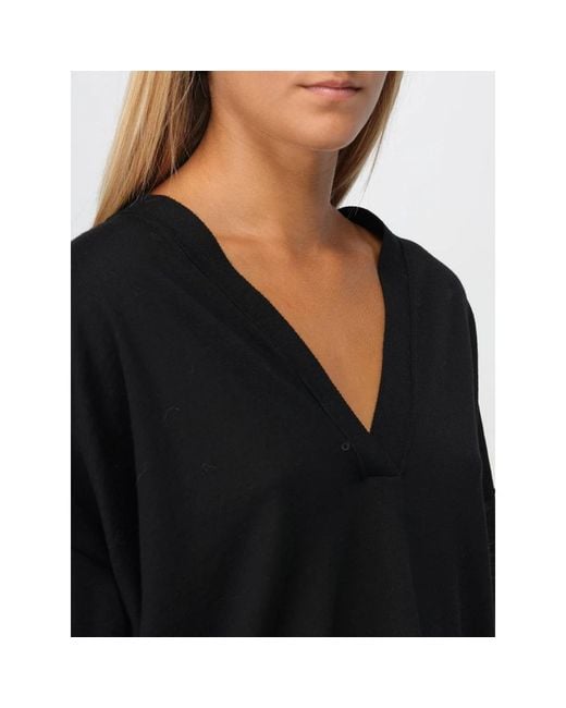 Liviana Conti Black V-Neck Knitwear
