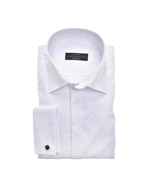 John Miller White Formal Shirts for men