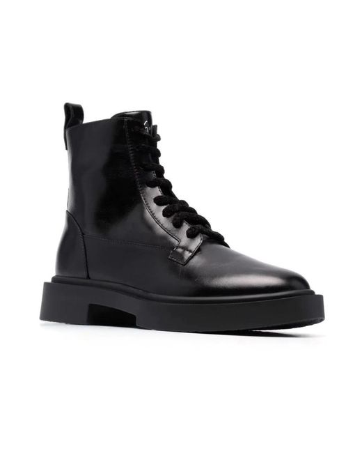 Giuseppe Zanotti Black Lace-Up Boots for men