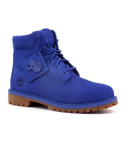 Lace-Up Boots di Timberland in Blue