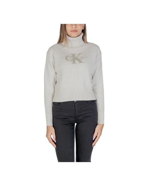 Calvin Klein Gray Turtlenecks