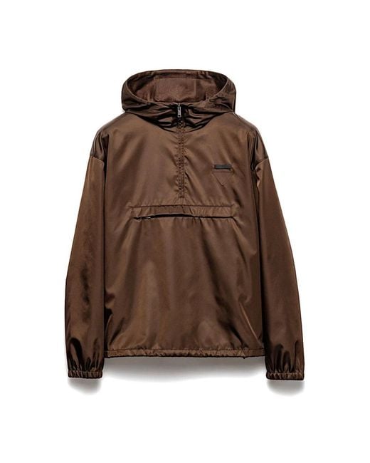 Prada Brown Light Jackets for men