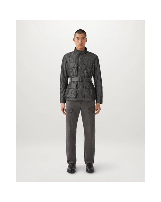 Belstaff Jassen ,Zwart ,Beperkte Oplage Trailmaster Concept Jas in het Gray voor heren