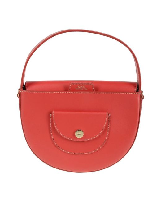 A.P.C. Red Handbags