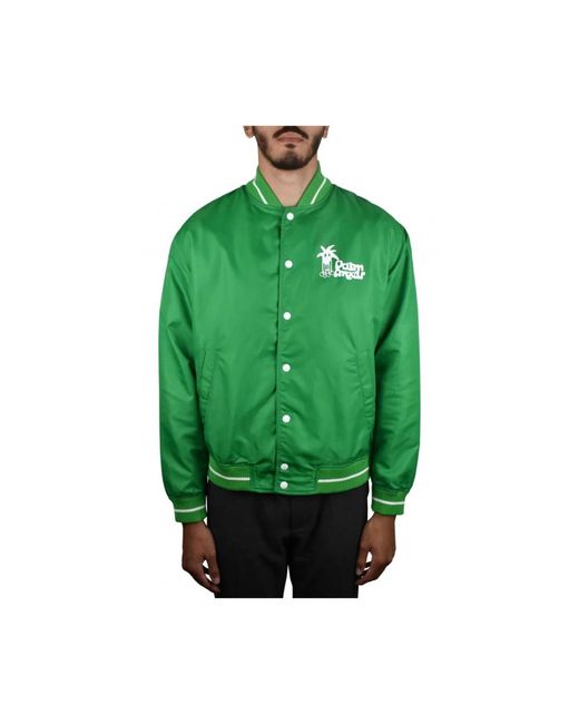 Palm Angels Douby Bomber Jacket in het Green voor heren