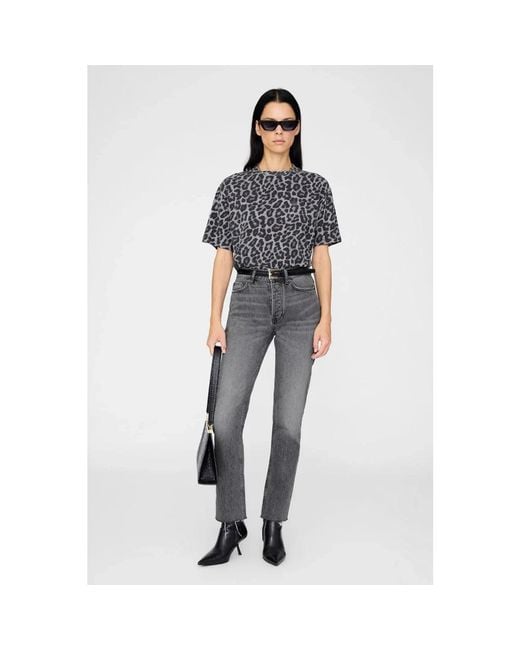 Anine Bing Black T-Shirts